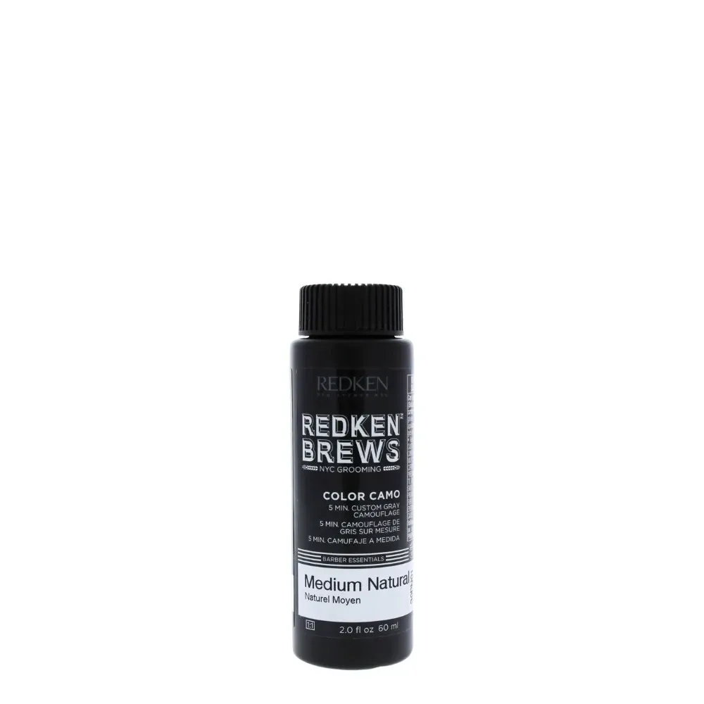 Redken Brews Color Camo – Châtain Moyen Naturel (Medium Natural) (60 ml)