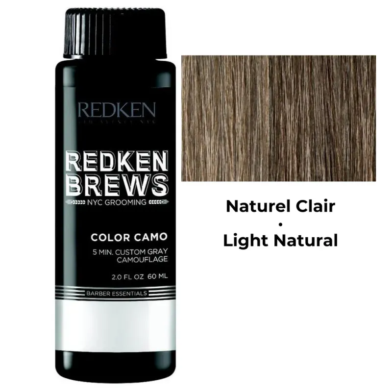 Redken Brews Color Camo – Blond Clair Naturel (Light Natural) (60 ml)