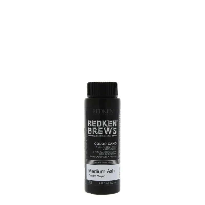Redken Brews Color Camo – Châtain Moyen Cendré (Medium Ash) (60 ml)