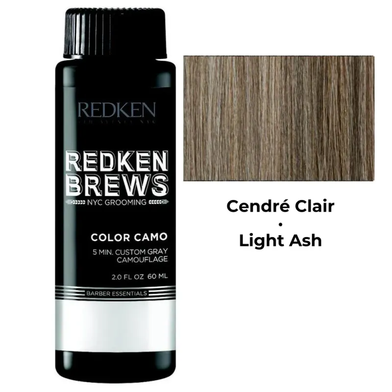 Redken Brews Color Camo – Blond Clair Cendré (Light Ash) (60 ml)