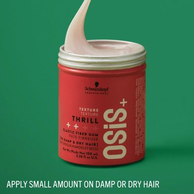Schwarzkopf Professional - OSiS+ - Thrill (Gomme de coiffage fibreuse) - 100ml