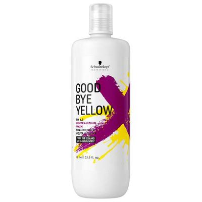 Schwarzkopf Pro - Goodbye Yellow Shampooing Neutralisant - 1000ml