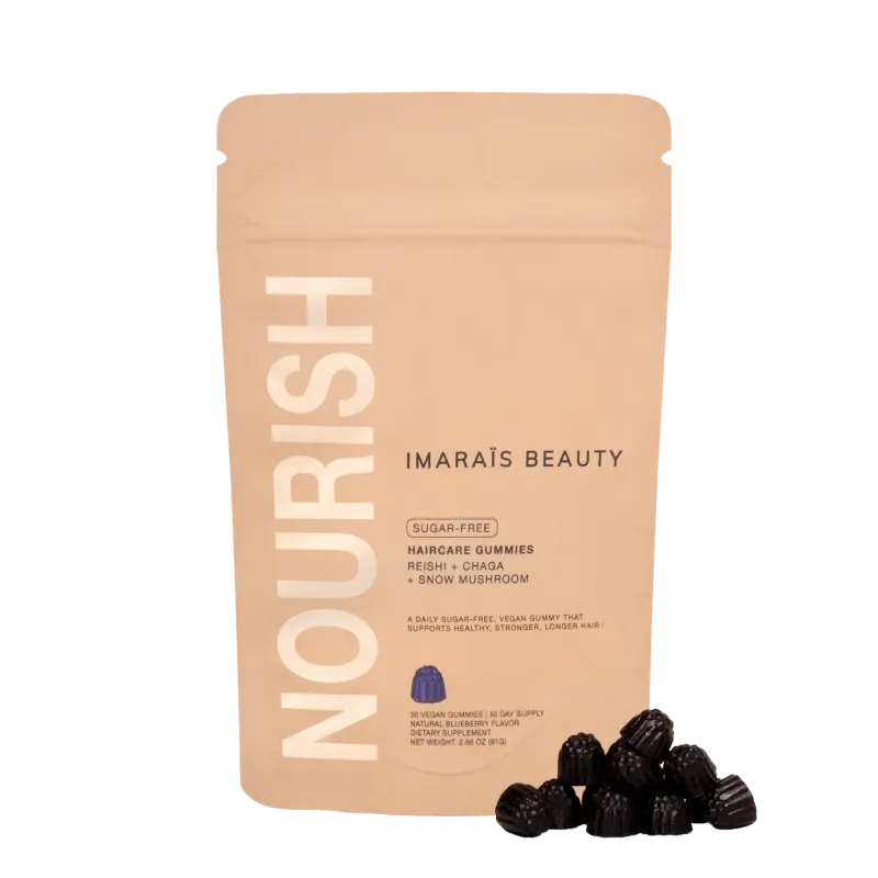 IMARAÏS - Nourish (Soin capillaire Myrtille) - 30 gummies