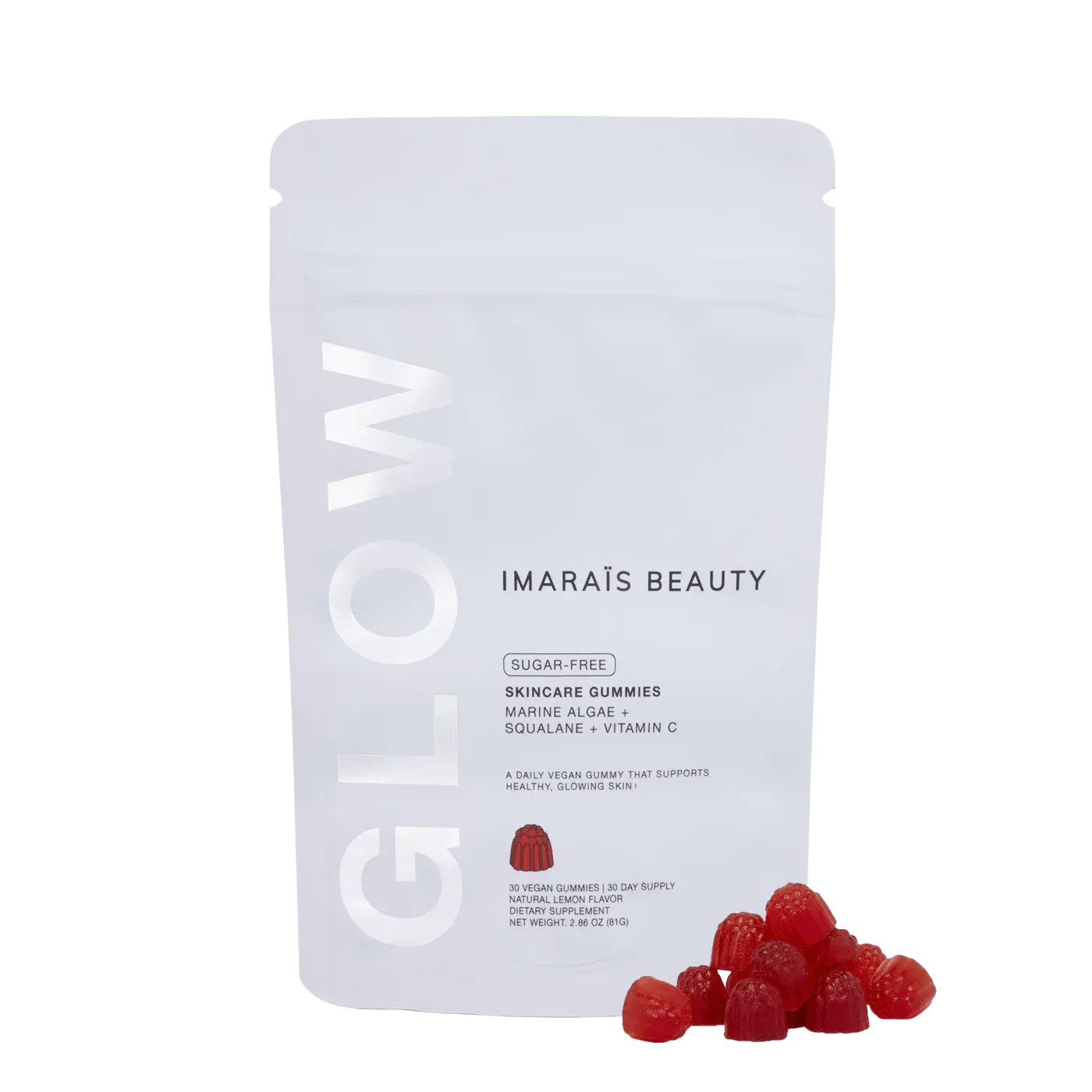 IMARAÏS - Glow (Soin de la peau Citron) - 30 gummies