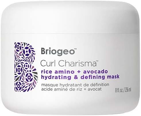 Briogeo – Curl Charisma – Masque Hydratant Riz + Avocat – 236ml