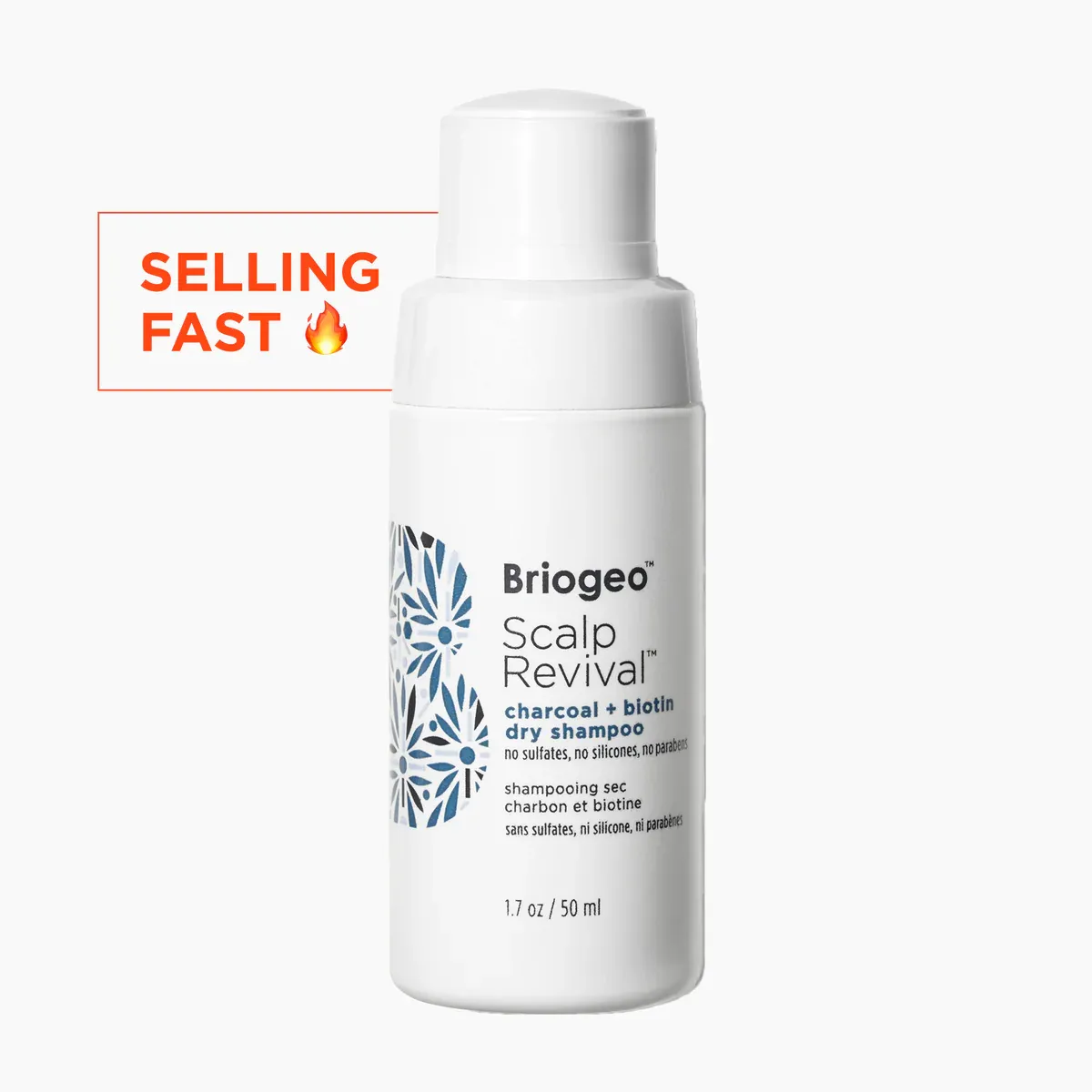 Briogeo – Scalp Revival – Shampoing Sec Charbon + Biotine – 50ml