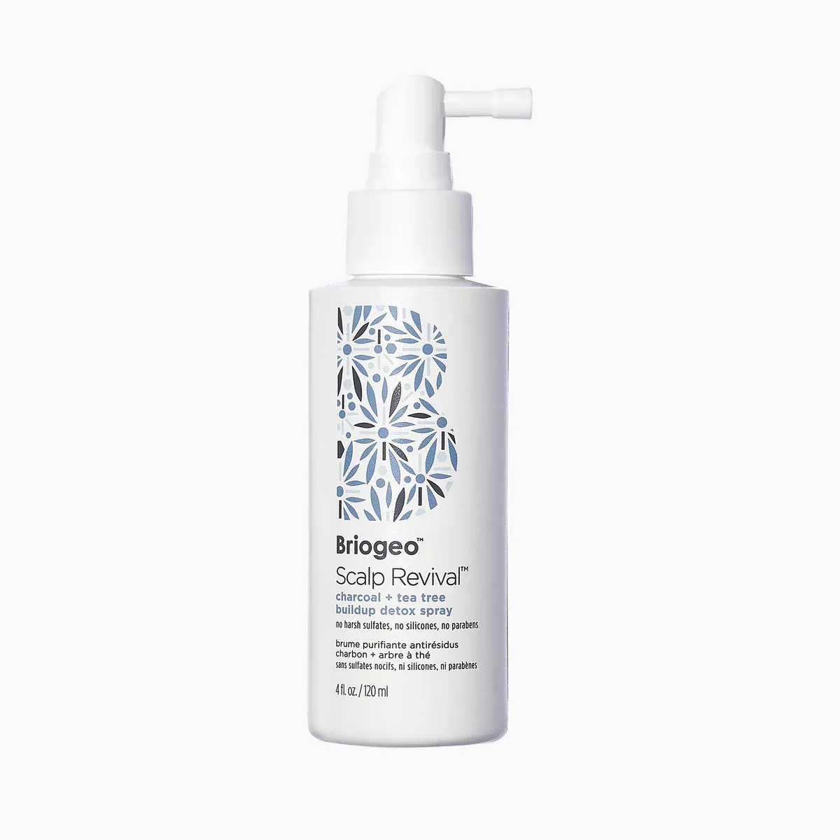 Briogeo – Scalp Revival – Spray Détox Cuir Chevelu Charbon + Tea Tree – 118ml
