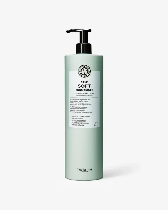 Maria Nila – True Soft – Revitalisant Assouplissant – 1 Litre