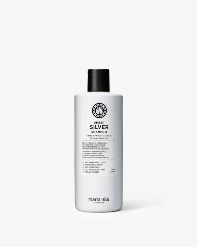 Maria Nila – Sheer Silver – Shampoing Violet – 350ml
