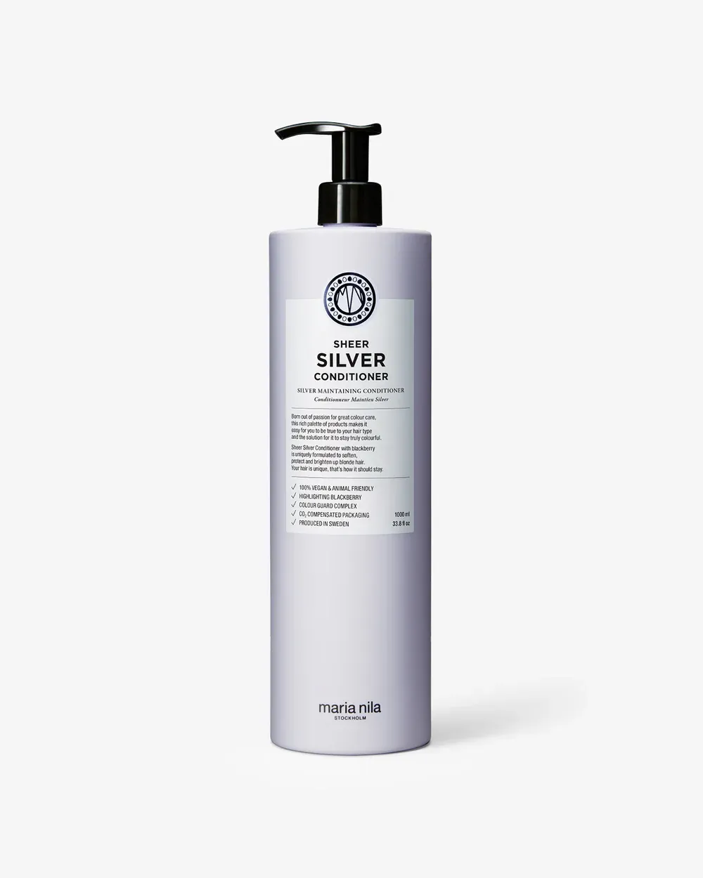 Maria Nila – Sheer Silver – Revitalisant Violet – 1 Litre