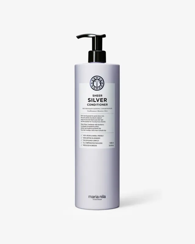 Maria Nila – Sheer Silver – Revitalisant Violet – 1 Litre