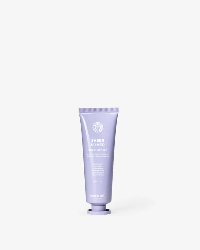 Maria Nila – Sheer Silver – Masque Booster (Soin Rapide) – 50ml