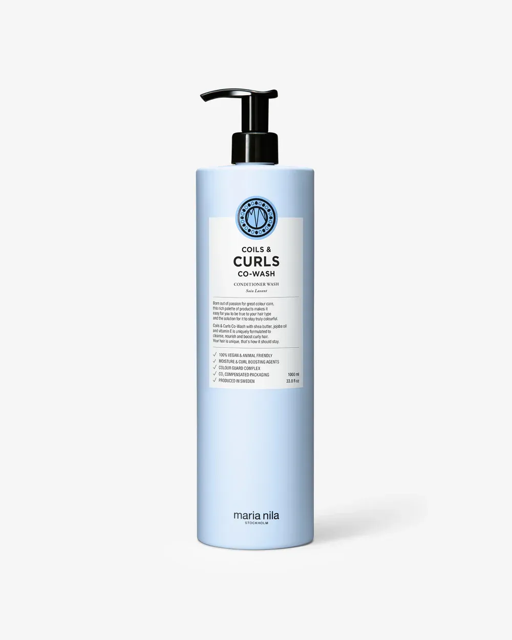 Maria Nila – Coils &amp; Curls – Co-Wash (Soin Lavant) – 1 Litre
