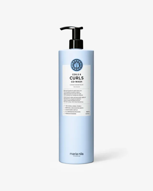 Maria Nila – Coils &amp; Curls – Co-Wash (Soin Lavant) – 1 Litre