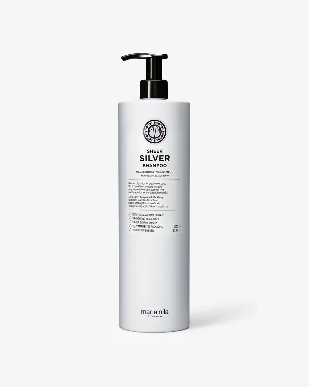 Maria Nila – Sheer Silver – Shampoing Violet – 1 Litre