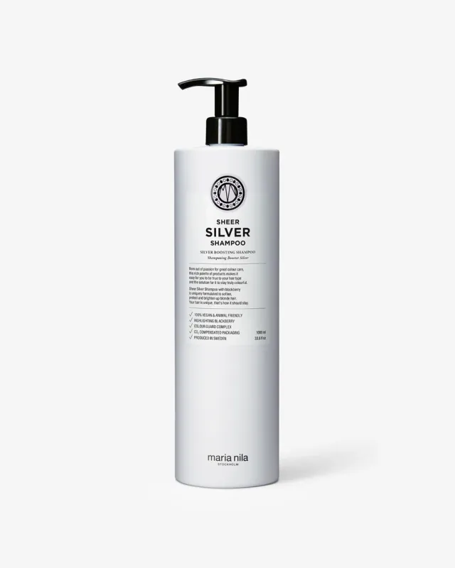 Maria Nila – Sheer Silver – Shampoing Violet – 1 Litre