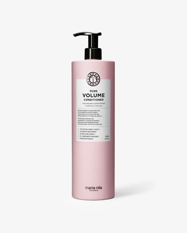 Maria Nila – Pure Volume – Revitalisant Volumisant – 1 Litre
