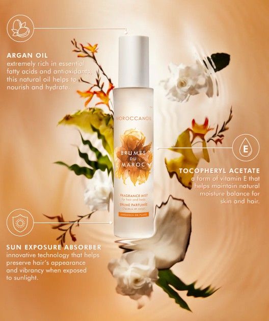 Moroccanoil - Brume du Maroc Parfumé Cheveux et Corps Ambiance de Plage (100ml)
