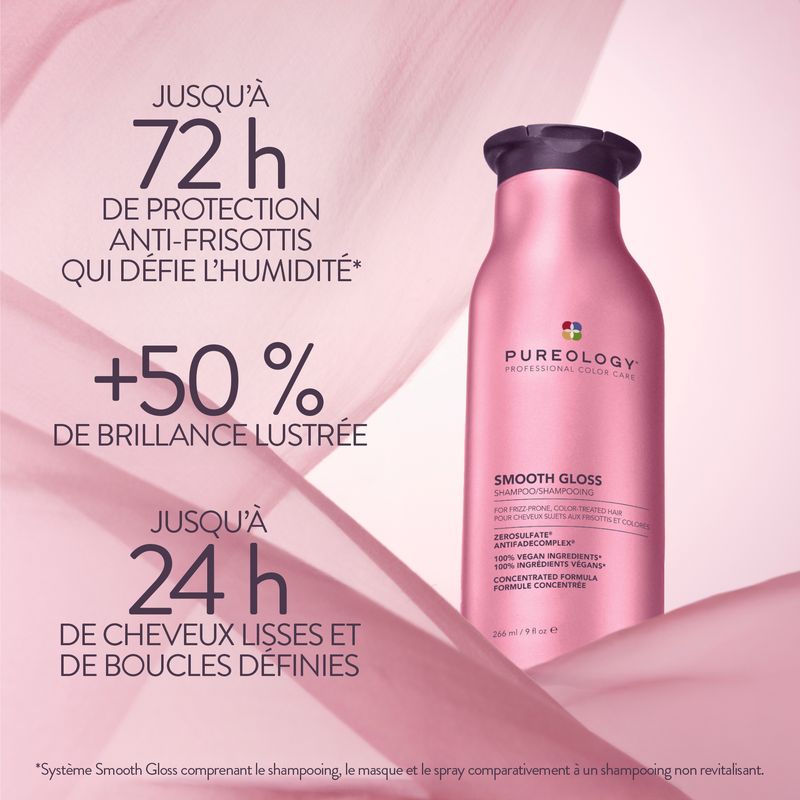 Pureology - Smooth Gloss Shampoing lissant 266ml
