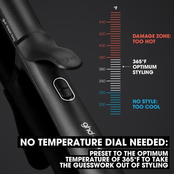 GHD Fer à friser à pince 1" – Chronos Curve Classic Tong