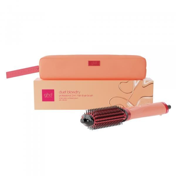 GHD - Brosse Séchoir 2-en-1 Duet Blowdry - Pêche Ensoleillée (Collection Jelly)