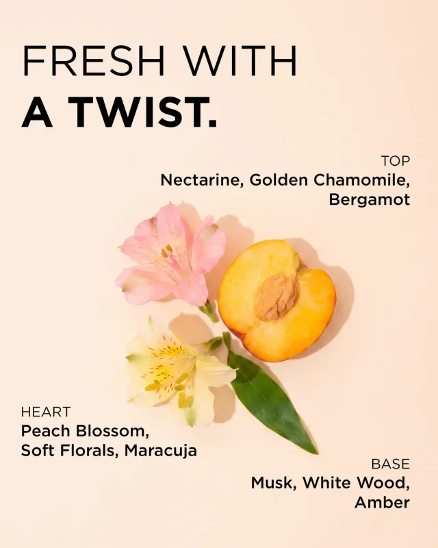 DesignMe Hold.Me - Brume Parfumée Rafraichissante et pêche musquée (25ml)