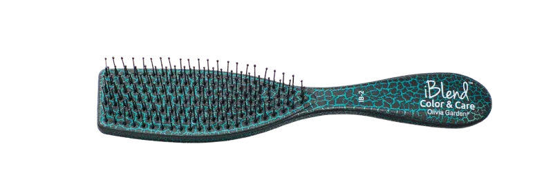 Olivia Garden iBlend - Brosse à double longueur couleur et soin Sarcelle