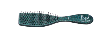Olivia Garden iBlend - Brosse à double longueur couleur et soin Sarcelle