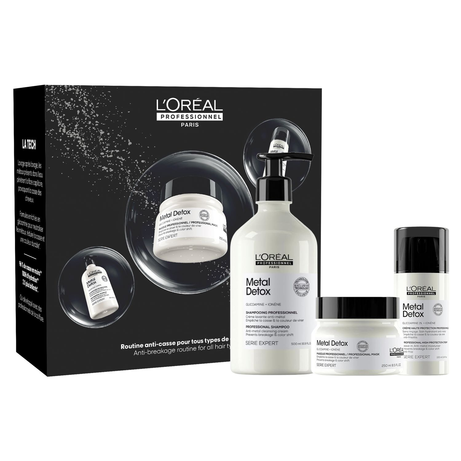 L'Oréal Pro - Coffret des Fêtes Trio Metal Detox