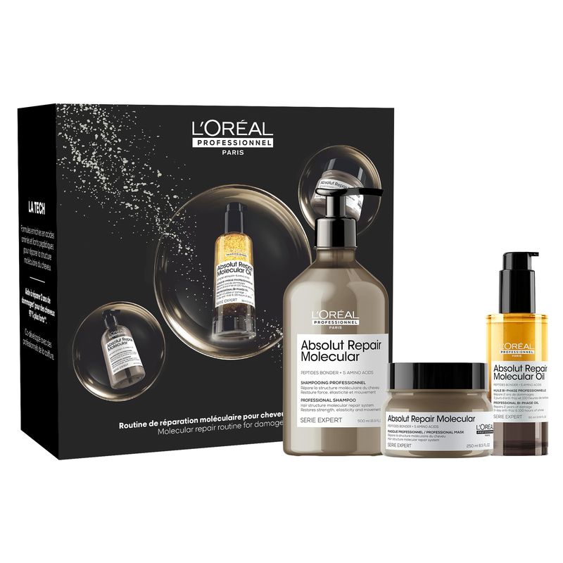 L'Oréal Pro - Coffret des Fêtes Trio Absolut Repair Molecular