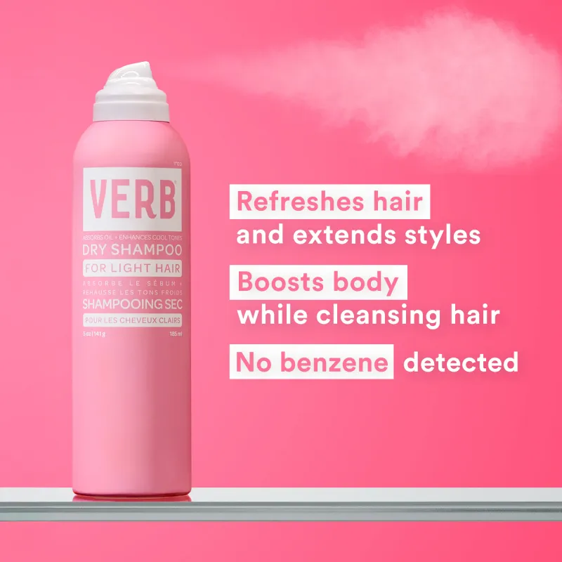 Verb - Shampoing Sec Cheveux Clair - 10 oz / 283 g / 355 ml