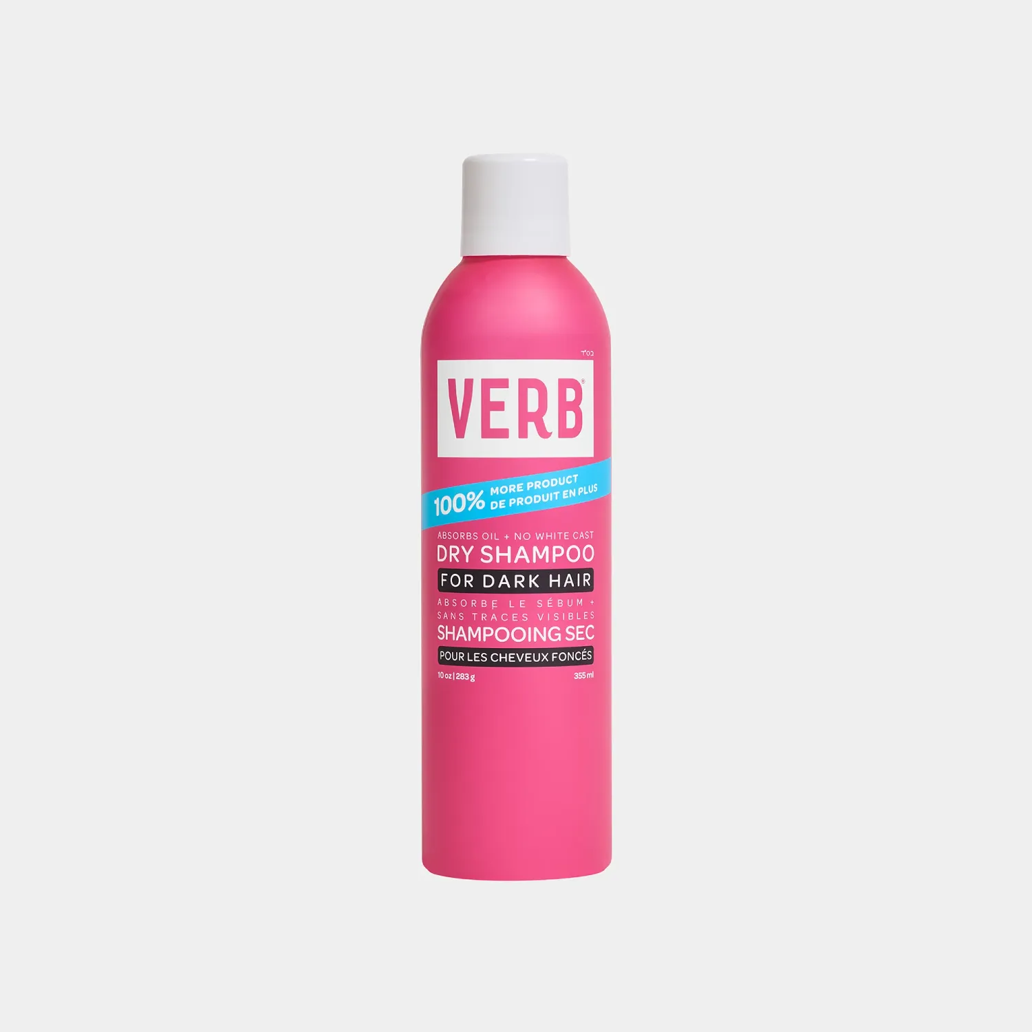 Verb - Shampoing Sec Cheveux Foncé - 10 oz / 283 g / 355 ml
