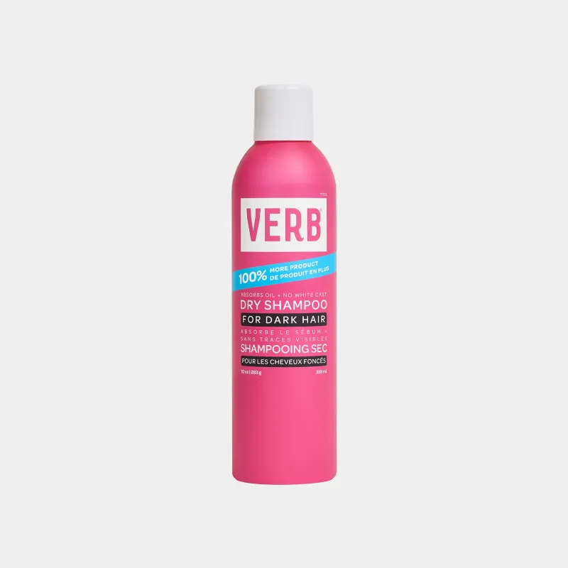 Verb - Shampoing Sec Cheveux Foncé - 10 oz / 283 g / 355 ml