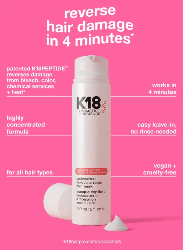 K18 - Masque Prof. à Réparation Moléculaire 150ml