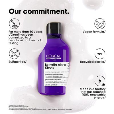 L'Oréal Pro - Keratin Alpha Sleek Shampoing 300ml