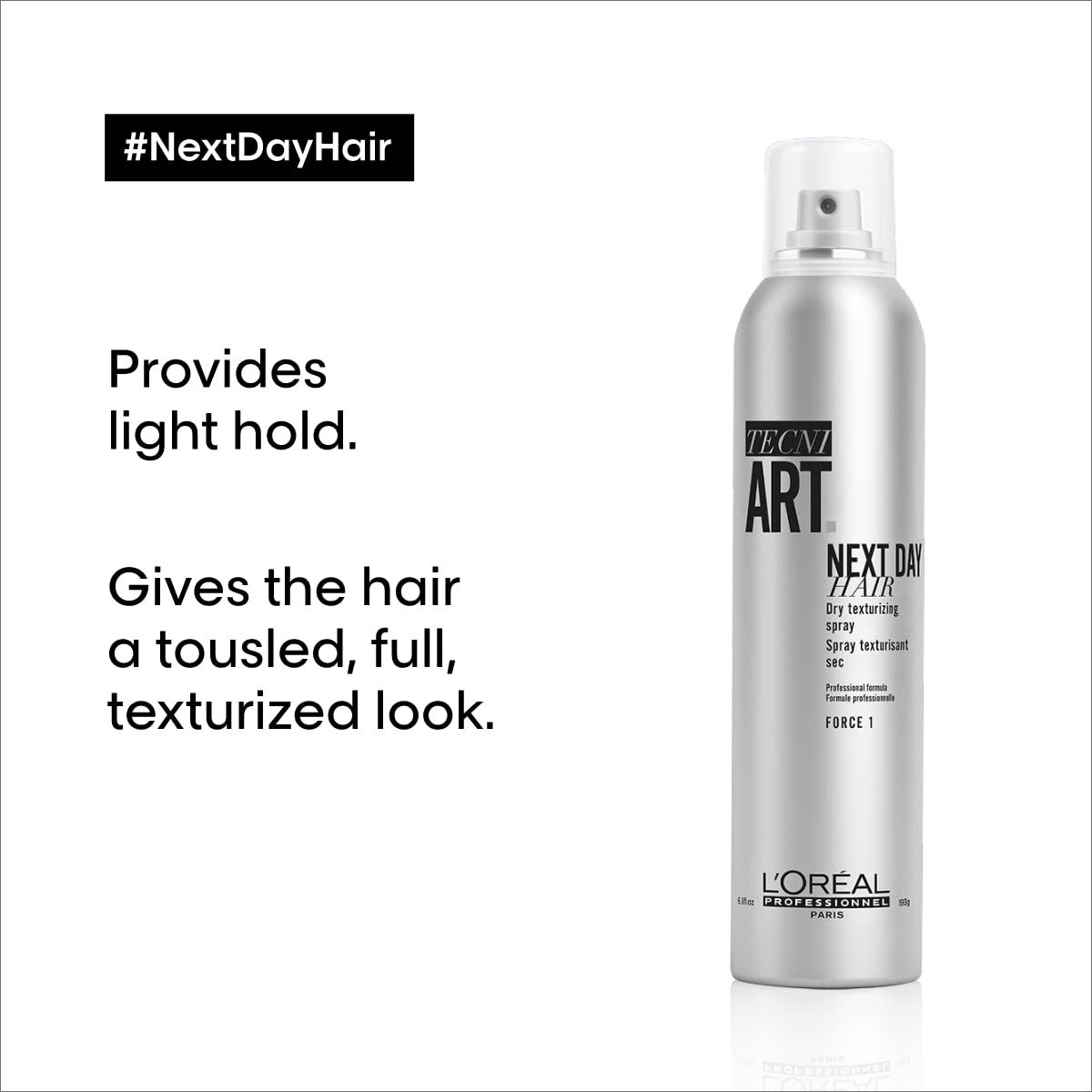 L'Oréal Pro - Tecni.Art Volume Next Day - Vaporisateur Texturant Pro Fini Sec (193g)