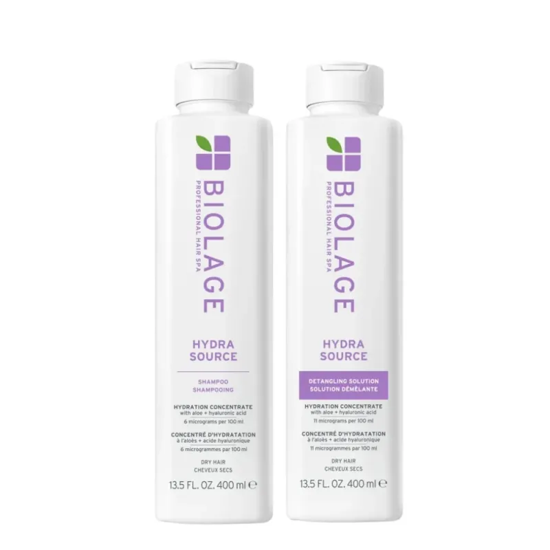 Biolage - Coffret Duo HydraSource (Shampoing + Revitalisant) (400 ml)