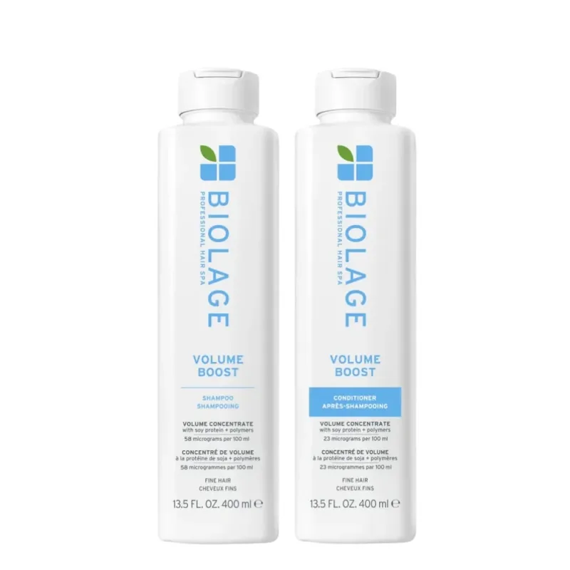 Biolage - Coffret Duo VolumeBoost (Shampoing + Revitalisant) (400 ml)