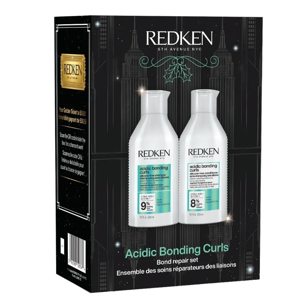 Redken - Duo Shampoing et Revitalisant Acidic Bonding Curls (2 x 300 ml)