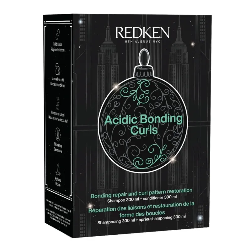 Redken - Duo Shampoing et Revitalisant Acidic Bonding Curls (2 x 300 ml)