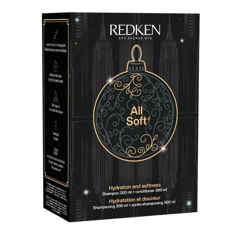 Redken - Duo Shampoing et Revitalisant All Soft (2 x 300 ml)
