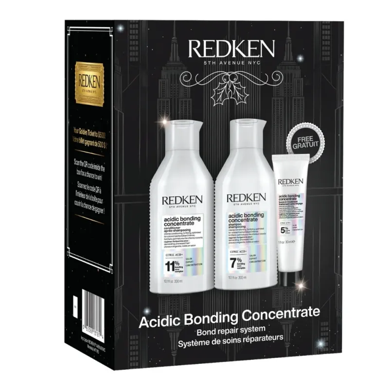 Redken - Duo Shampoing et Revitalisant Acidic Bonding Concentrate (2 x 300 ml)