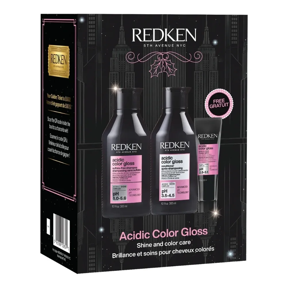 Redken - Duo Shampoing et Revitalisant Acidic Color Gloss (2 x 300 ml)