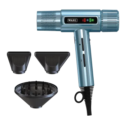 WAHL - Séchoir Vanquish DEL SmoothTone Léger Bleu acier