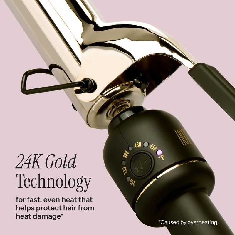 Hot Tools Pro Artist Fer à Friser 24K Gold à Clip 5/8 po (16 mm)