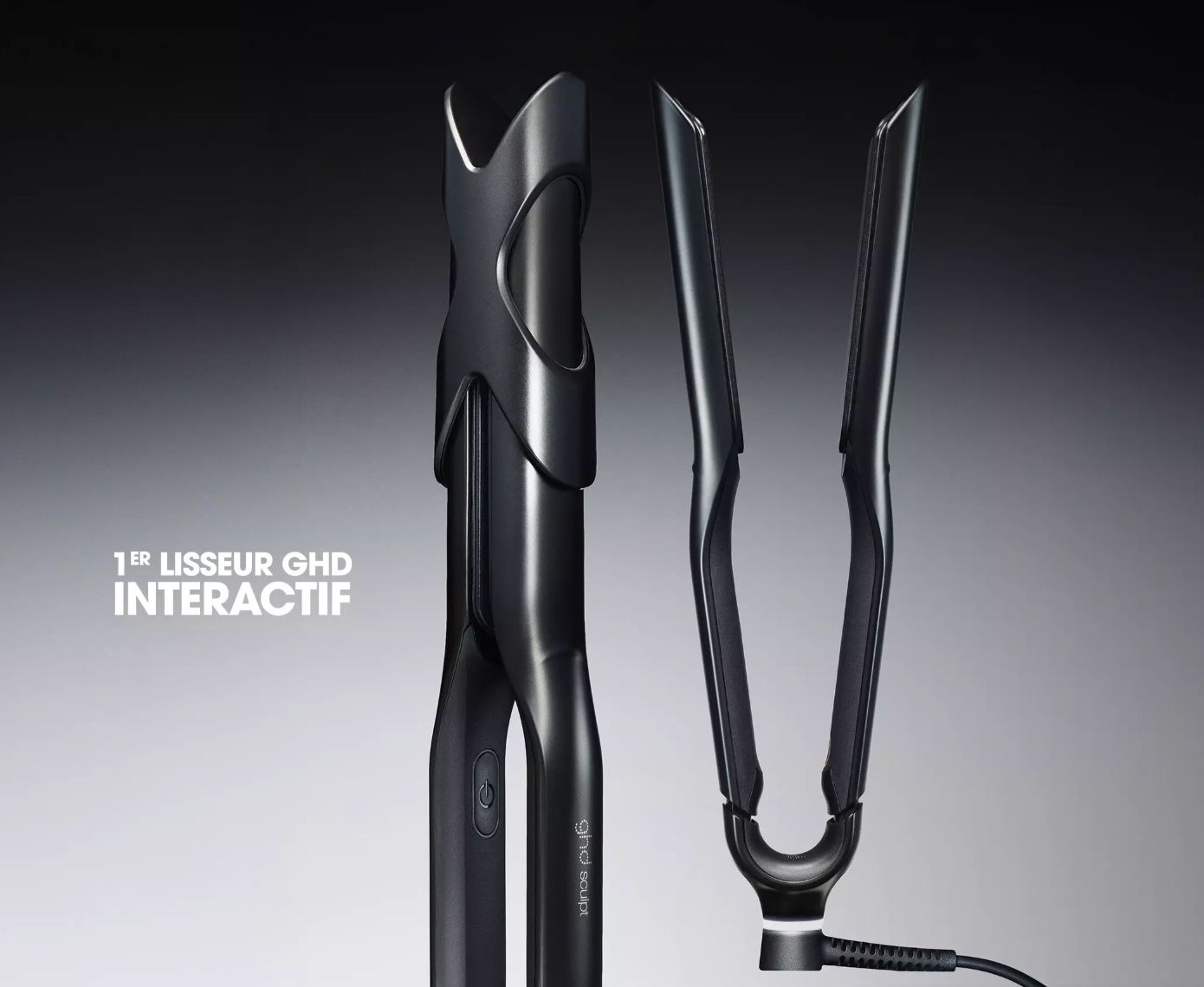 GHD Fer Plat Sculpt Interactif – Noir