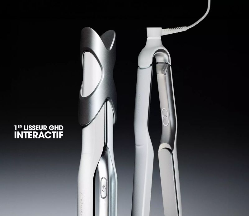 GHD Fer Plat Sculpt Interactif – Blanc