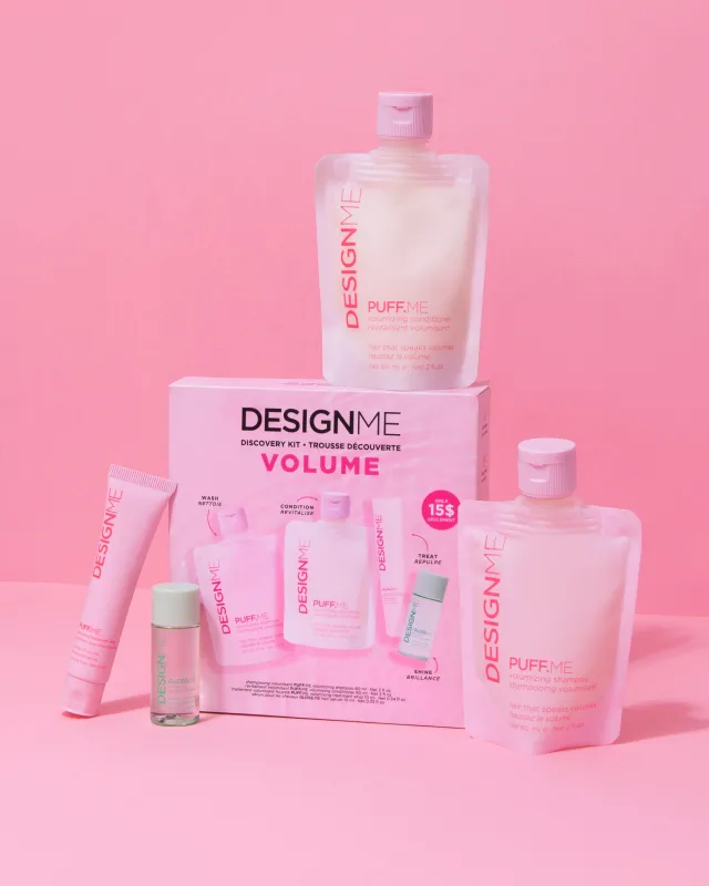 DesignMe - Coffret Découverte Volume Puff.Me (Formats voyage)