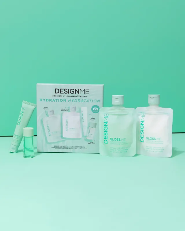 DesignMe - Coffret Découverte Hydratation Gloss.Me (Formats voyage)