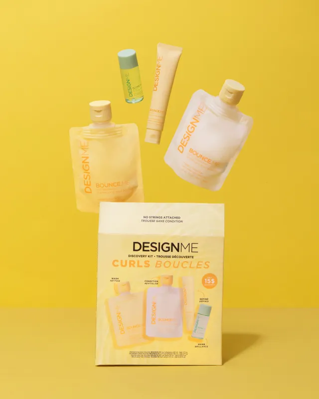 DesignMe - Coffret Découverte Boucles Bounce.Me (Formats voyage)